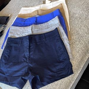 JCrew Chino shorts 2.5 inch inseam all size 4.